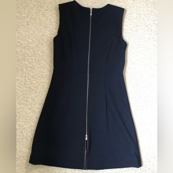 Diane Von Furstenberg Carpreena Mini Dress in Navy Blue - Picture 5 of 9